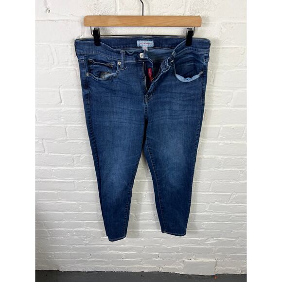 Lucky Brand Women's Ava Mid Rise Skinny Leg Denim Jeans Dark Wash Blue Size 12 - Picture 8 of 13